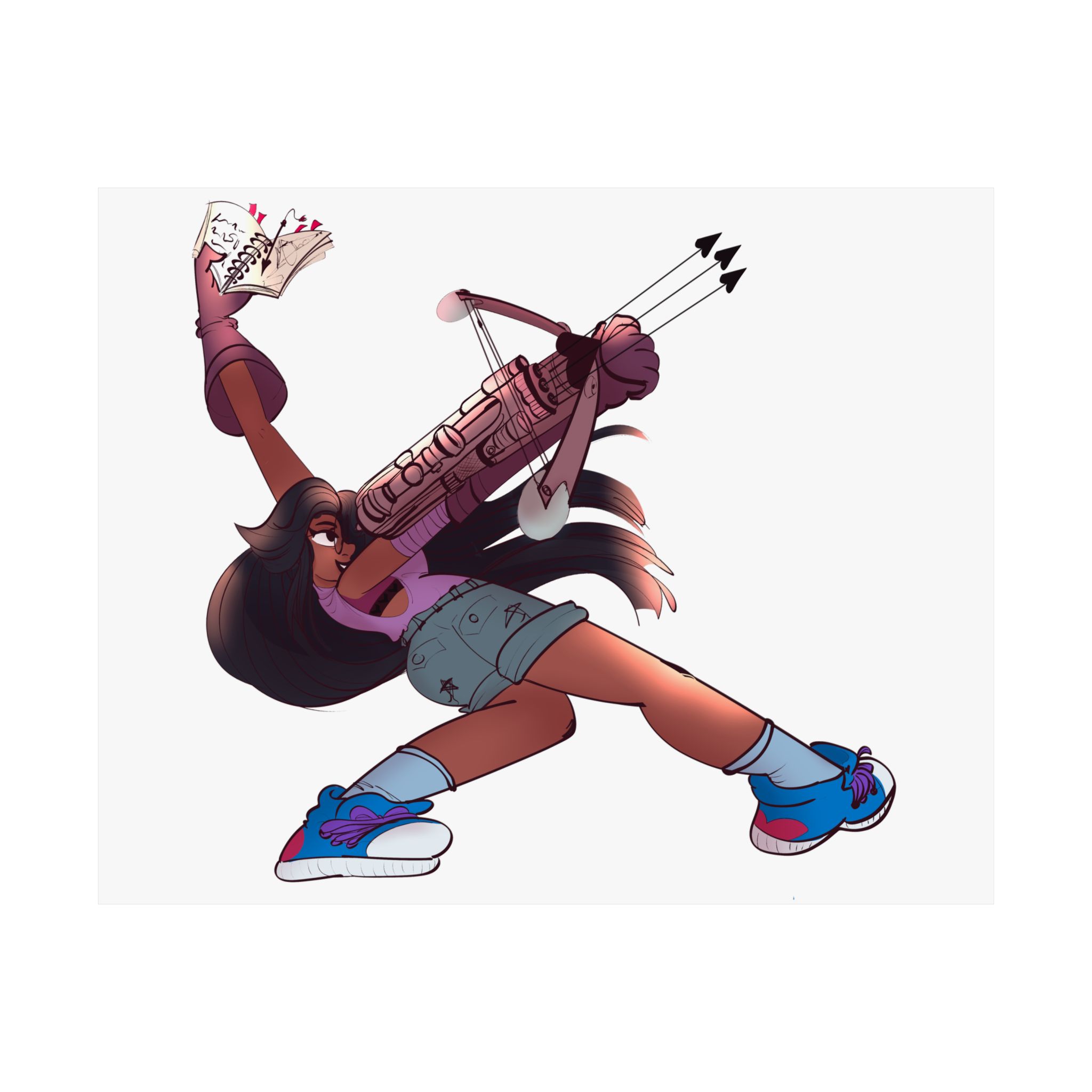 Crossbow Hero - Matte Horizontal Poster - Image 2