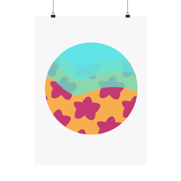 Starfish Shore - Matte Vertical Poster