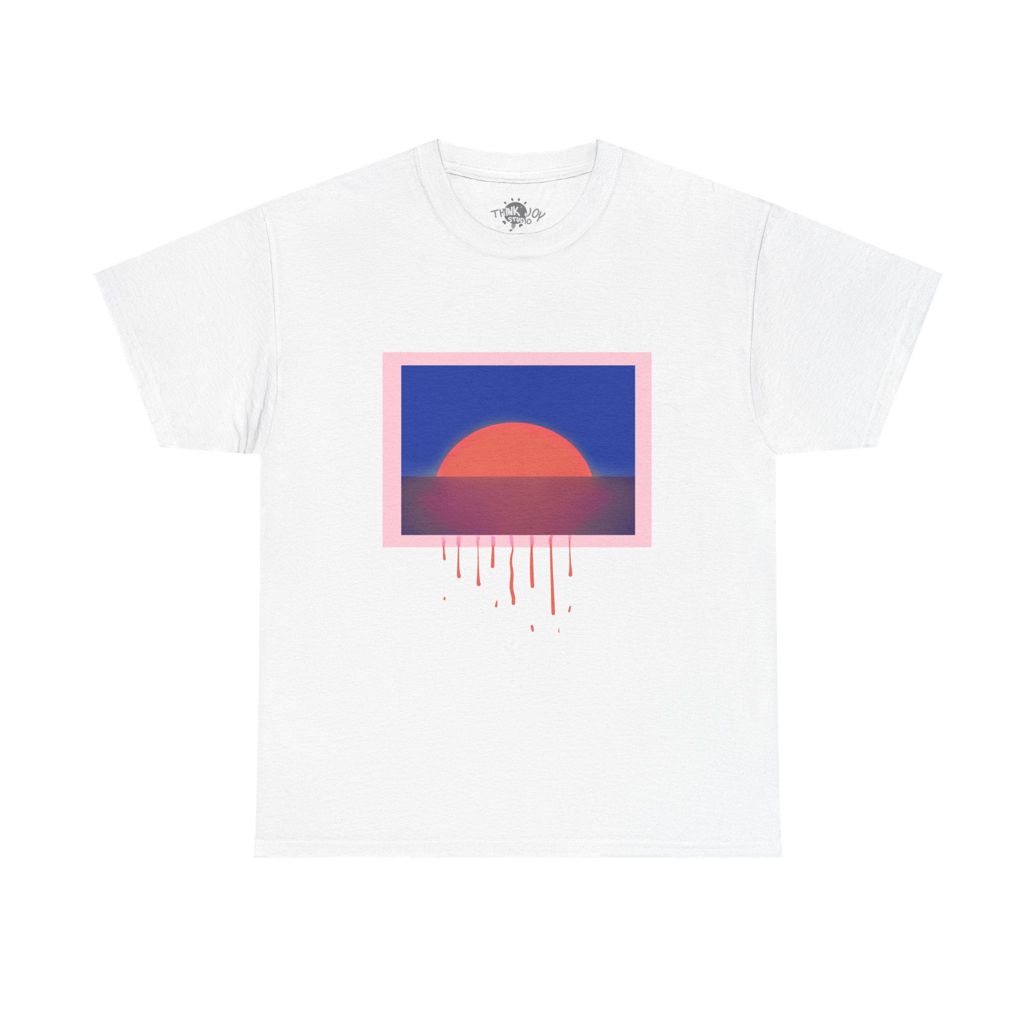 Sunset Melt - Unisex Cotton Tee - Image 2