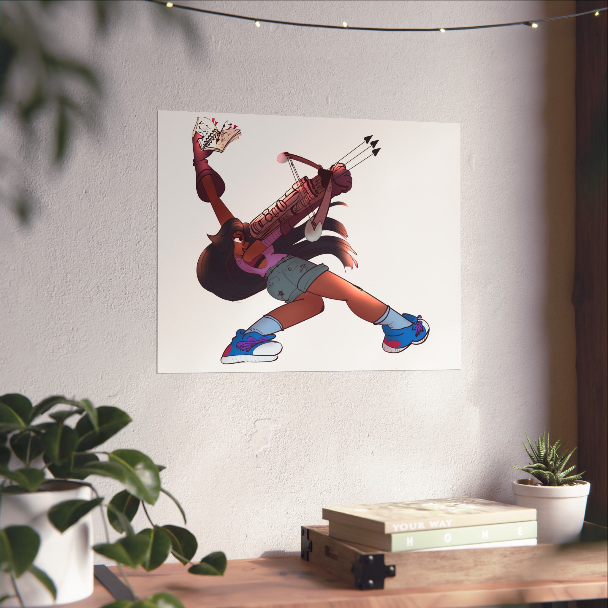 Crossbow Hero - Matte Horizontal Poster - Image 4