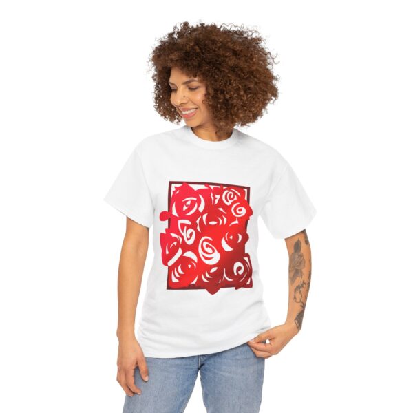 Rosy Red Frame - Unisex Cotton Tee