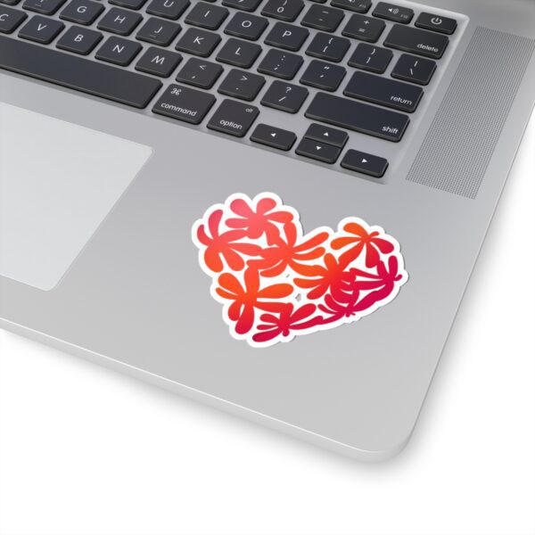 I Heart Sunset Flowers - Kiss-Cut Vinyl Sticker