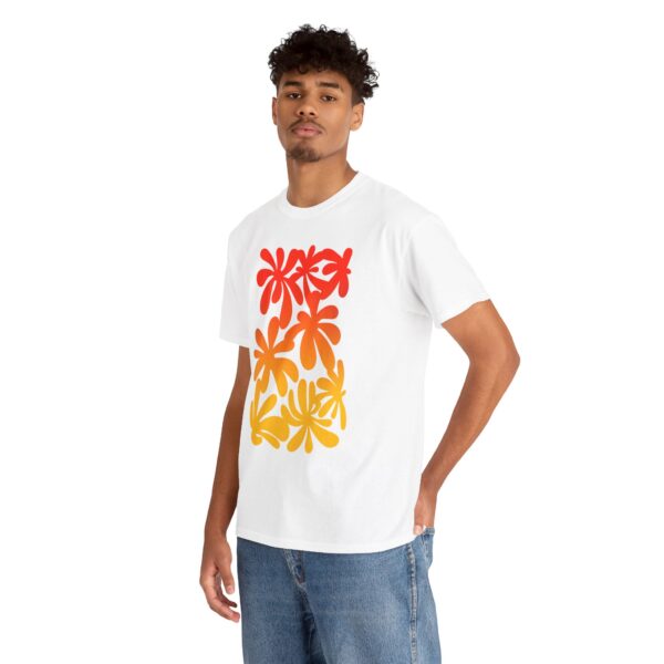 Sunset Flowers - Unisex Cotton Tee