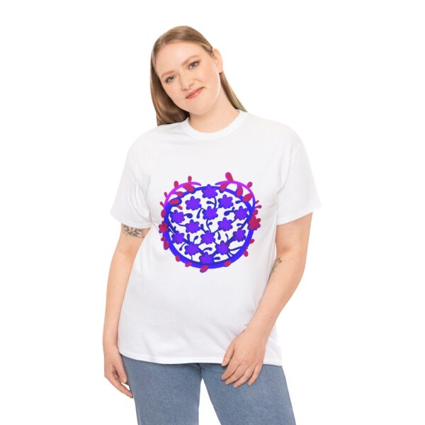 Blooming Dawn Flowers - Unisex Cotton Tee