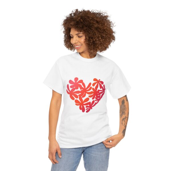 I Heart Sunset Flowers - Unisex Cotton Tee