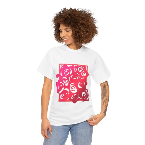 Rosy Pink Frame - Unisex Cotton Tee